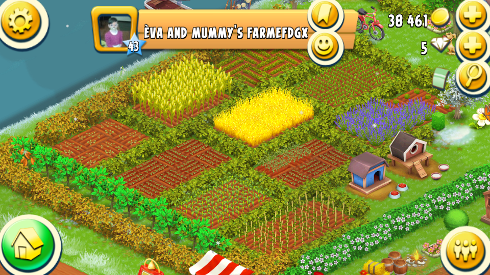 Hay Day Showcase How to arrange your crops in Hay Day