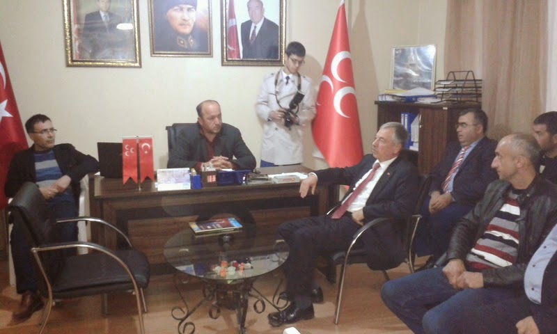 Ahmetli Gundem 21 Ve 23 Donem Manisa Milletvekili Mustafa Enoz Ahmetli Mhp Teskilatinda