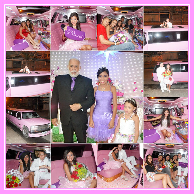 DEBUTANTE MIRIAM NATASJA E SUA LIMOUSINE ROSA !