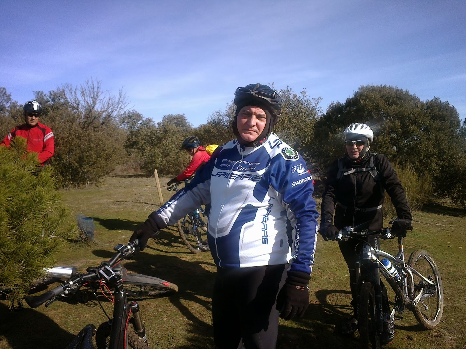 Una de nuestras salidas con la BTT en domingo. Viana y Boecillo