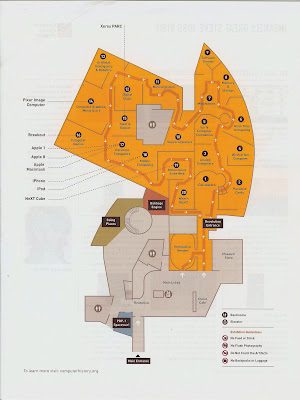 Floor Plan of the Computer History Museum