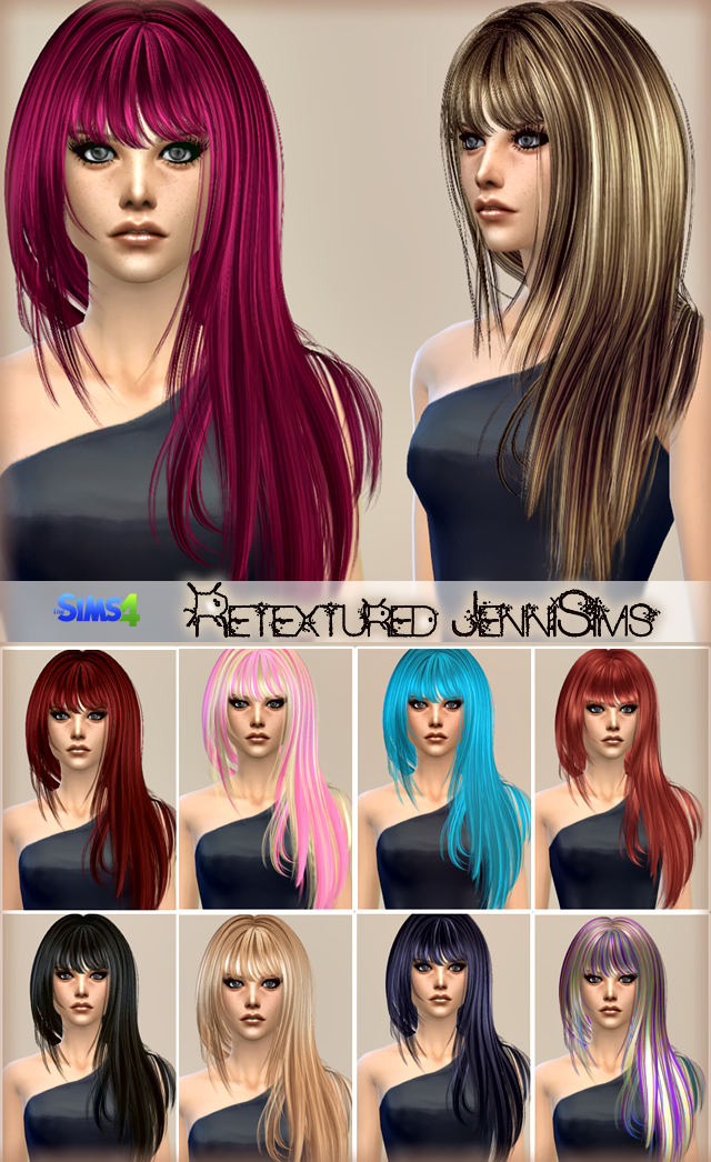  The Sims 4: Прически для женщин - Страница 2 Ts4Newsea%2BInnocent