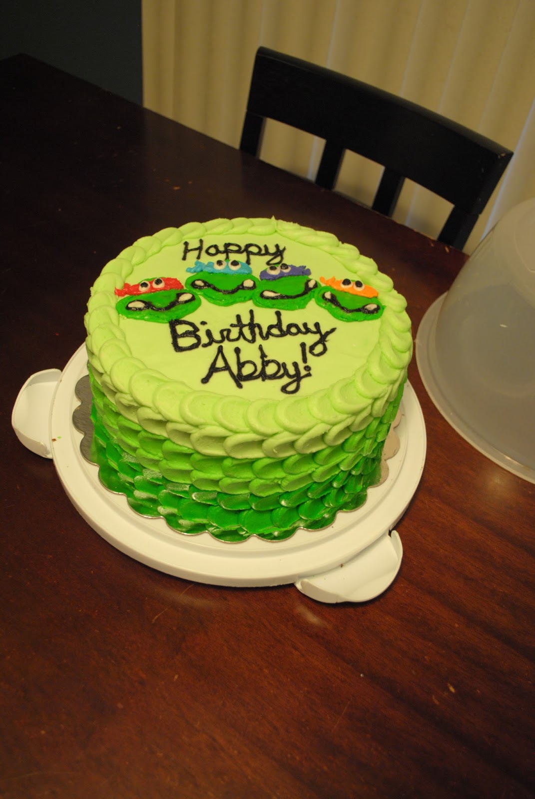 The Kroh's Nest: Ninja Turtle Cake