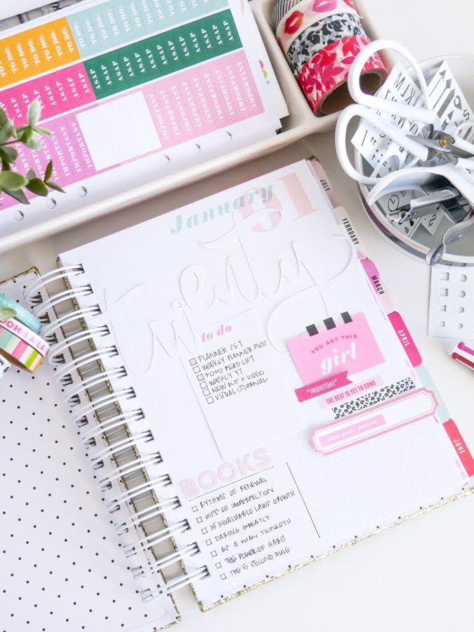 Everyday Heidi Swapp Memory Planner Clear Stamps-Color Fresh