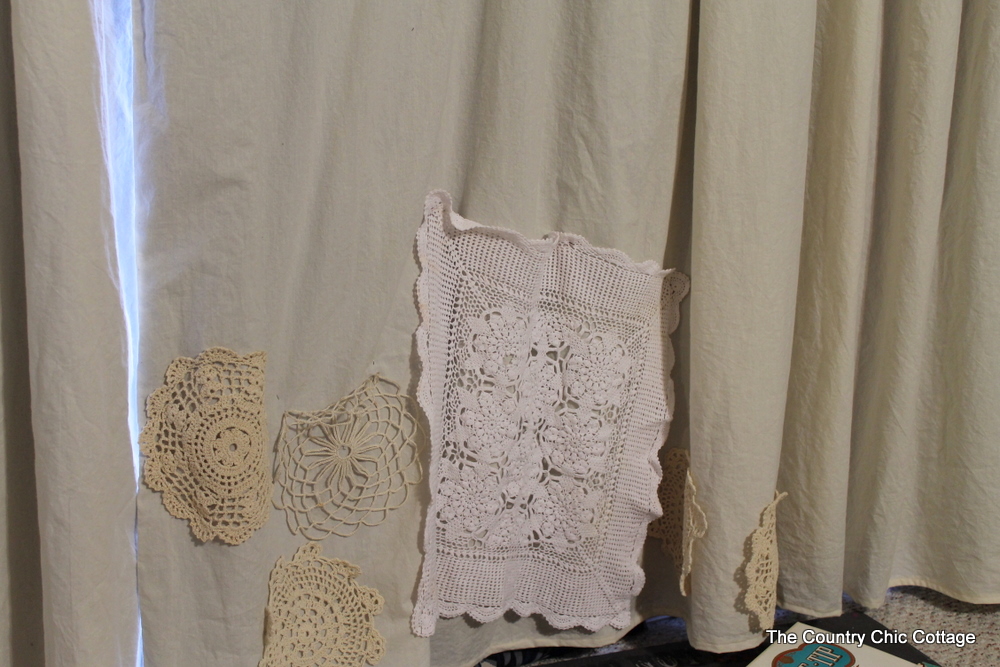 Doily Curtains{The Country Chic Cottage}