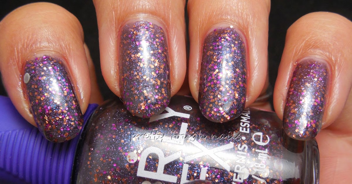 prettytoughnails Orly Interglactic Space and Wet 'n' Wild