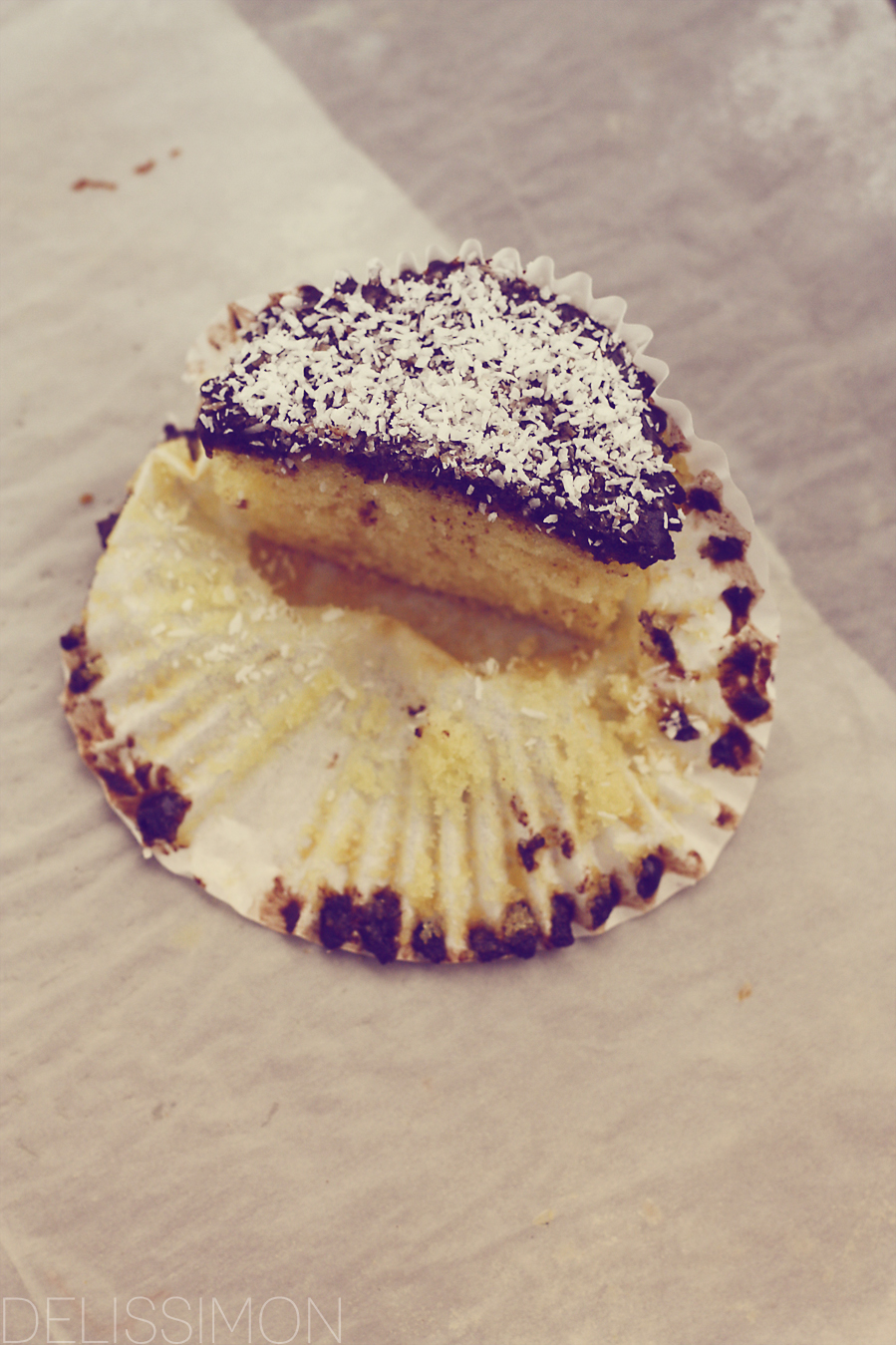 Delissimon Lamington Cupcakes