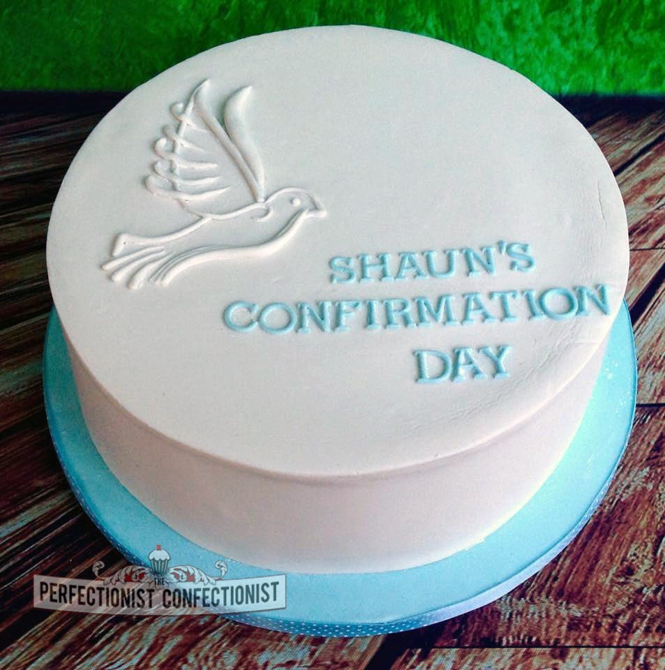 The Perfectionist Confectionist Shaun Confirmation Cake
