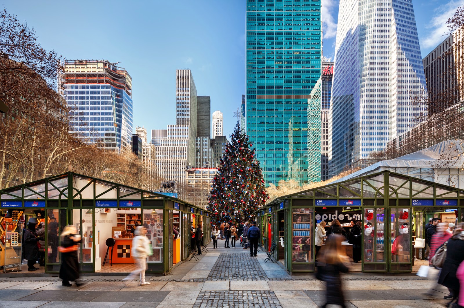 bryant park blog looking back bank of america winter village bryant park at christmas