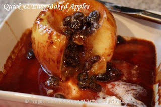 Baked apple enough for two!
