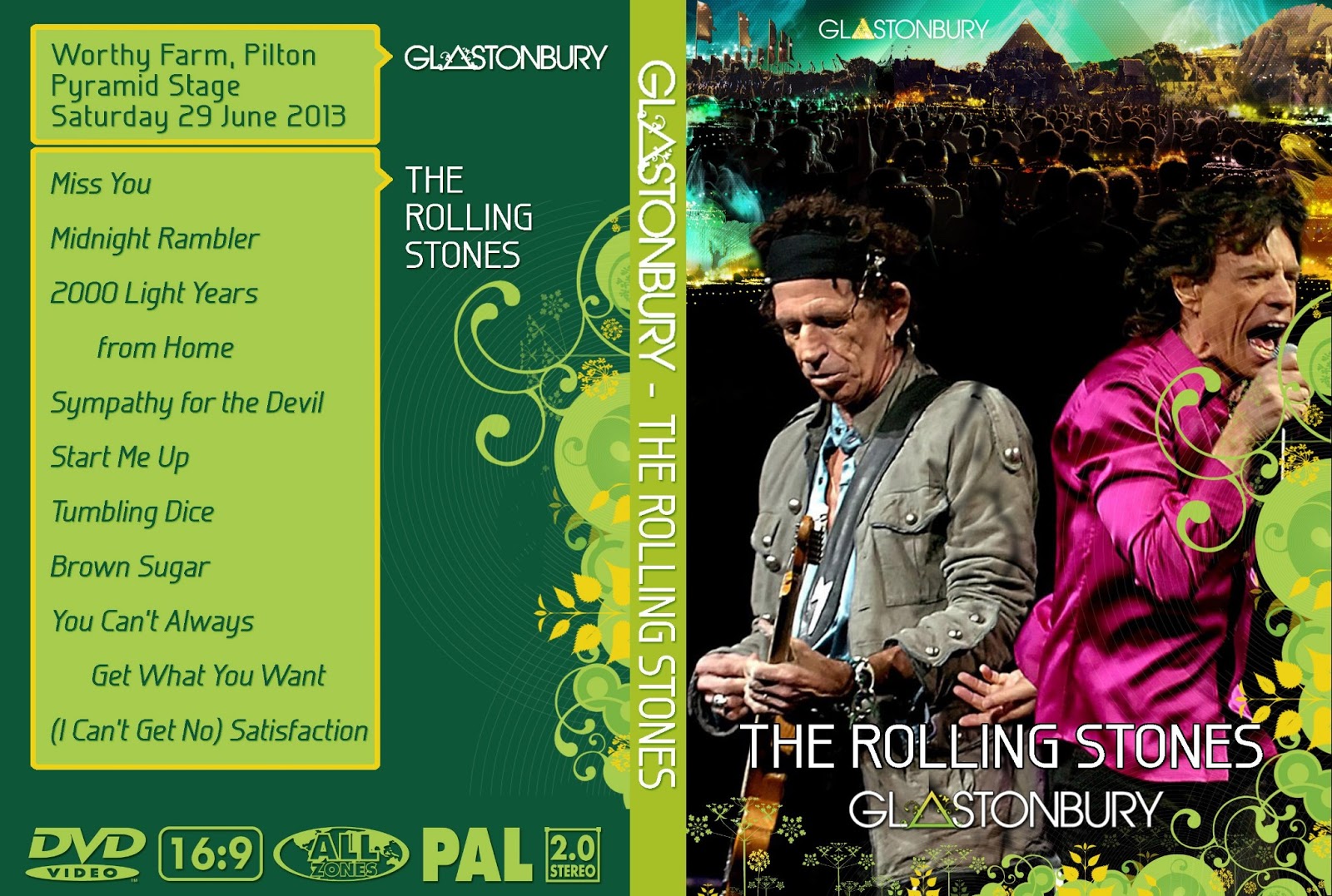 BANCA DO ROCK Rock Concert DVD 2458 DVD THE ROLLING STONES 2013