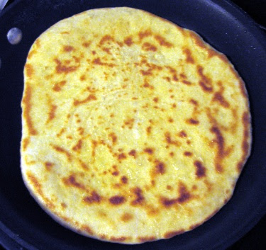 homemade naan bread