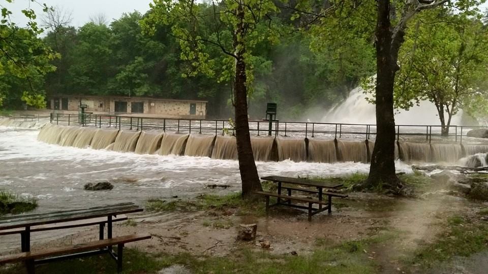 Eyes On Texas Flooding Has Forced Temporary Closure of Oklahoma's