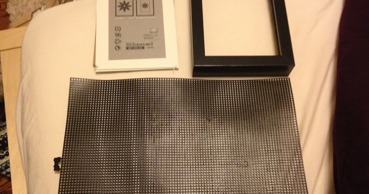 DIY IKEA hack earring holder