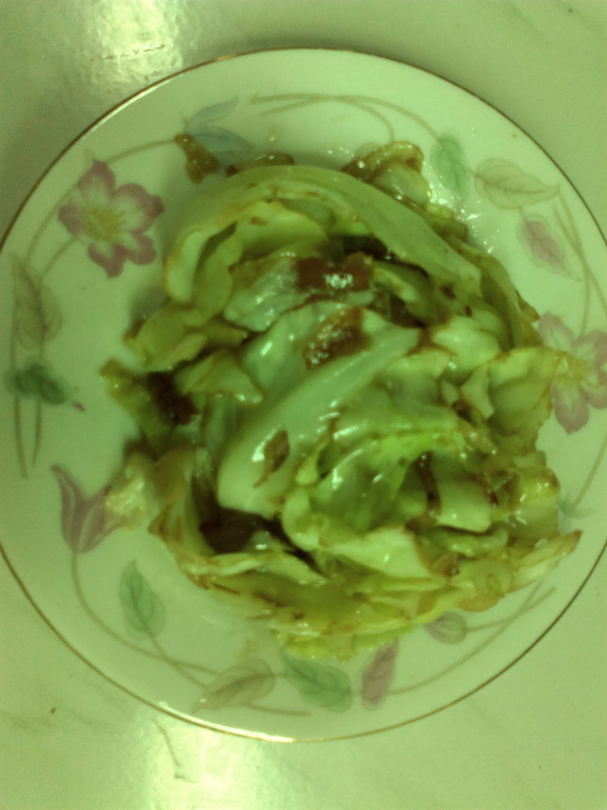 justBLOG StirFried Cabbage in Oyster Sauce