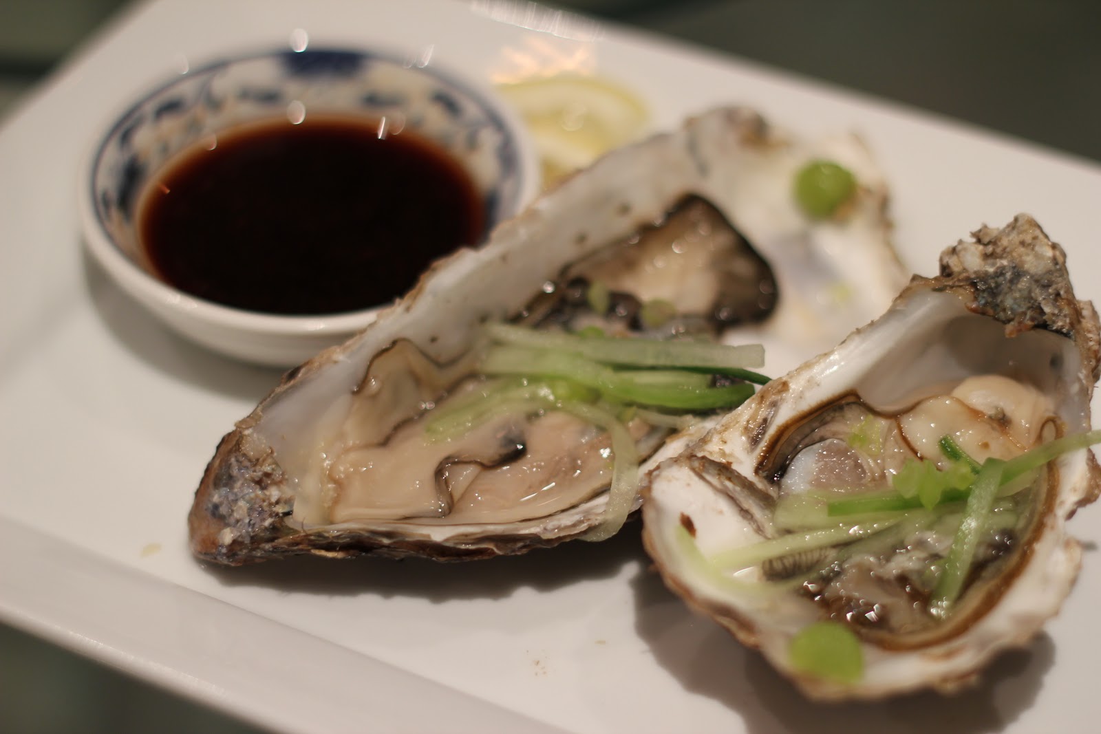 Eats the World Oysters with Japanese dressing recipe