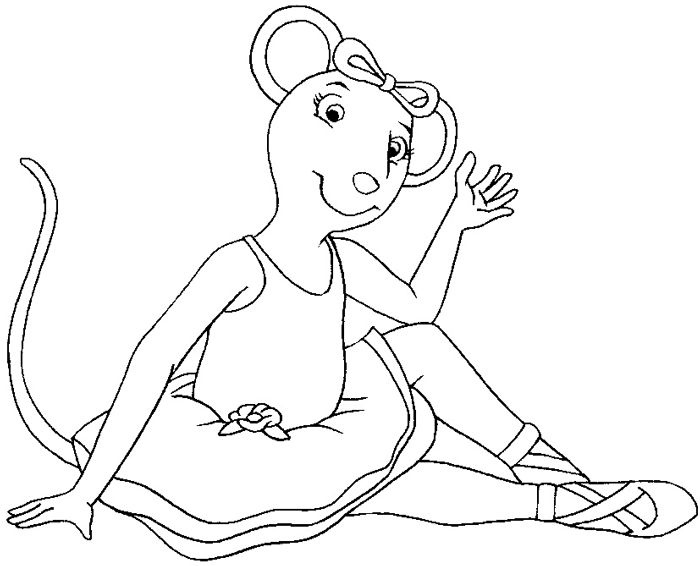 Desenhos da Angelina Ballerina para pintar, colorir, imprimir ... Desenhos da Angelina Ballerina para pintar, colorir, imprimir ...
