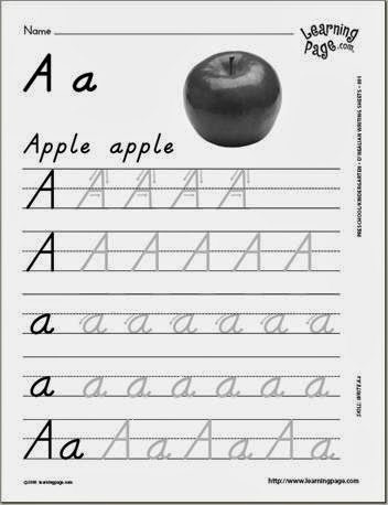 Worksheets For Handwriting