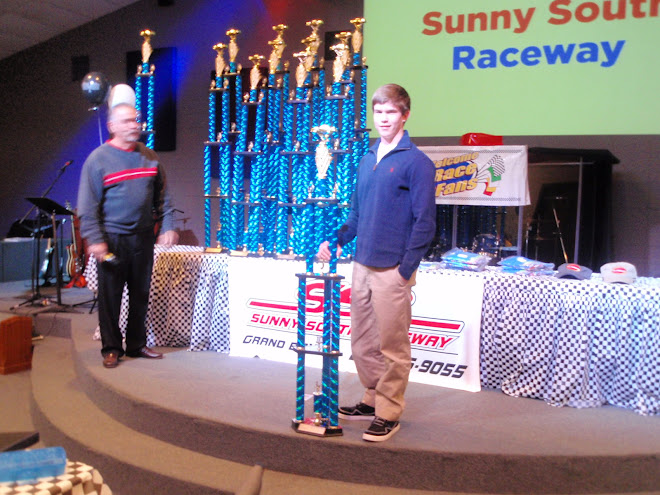 Third Place 2012 Track Points Trophy at SSR Banquet