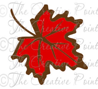 The Creative Pointe: SVG: Fall Leaf #2