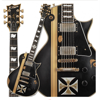 esp james hetfield iron cross