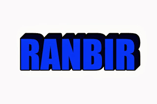 Ranbir 3D Name Logo