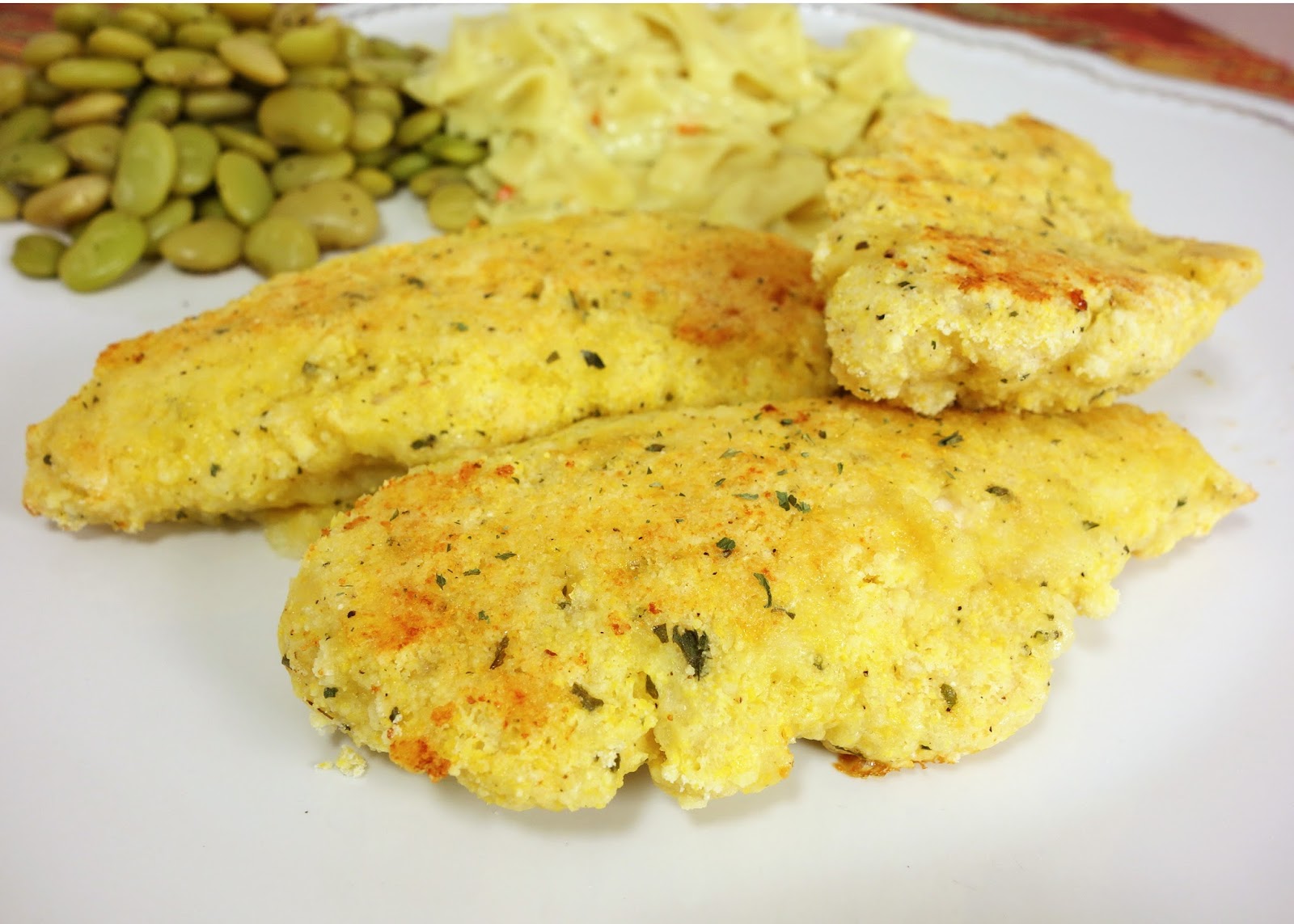 Cornbread Crusted Chicken Tenders Plain Chicken
