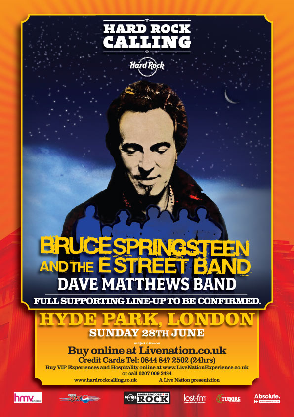 Bruce Springsteen Returning to London's Hard Rock Calling Despite Plug