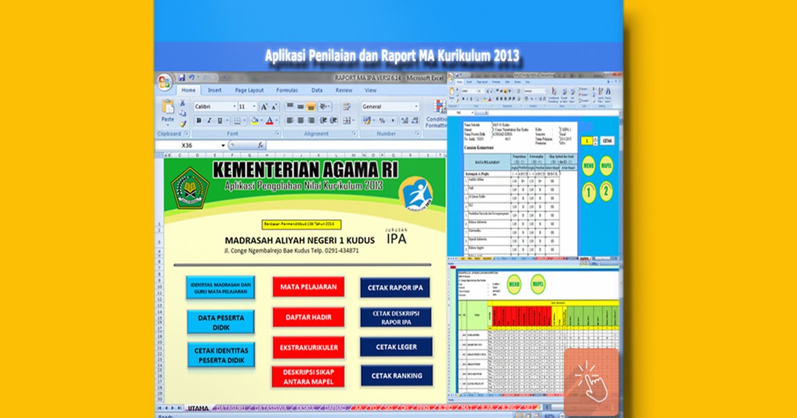 Download Aplikasi Penilaian dan Raport MA Kurikulum 2013 Download Aplikasi Penilaian dan Raport MA Kurikulum 2013