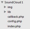 SoundCloud Tutorials:Authentication Folder Structure