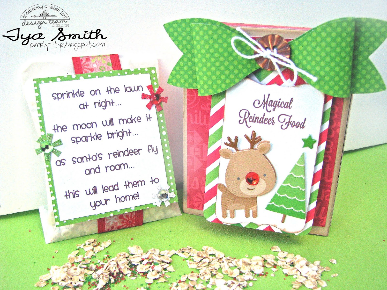 Reindeer Dust Holiday Craft - Designed Decor