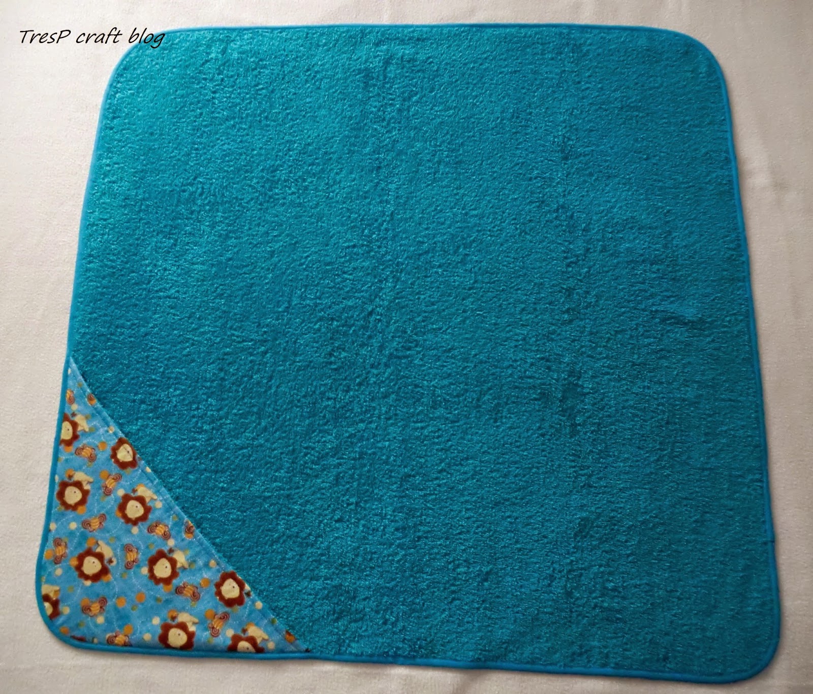 Cómo hacer una toalla con capucha para bebé en diez pasos - Trapitos.com.ar  - Blog