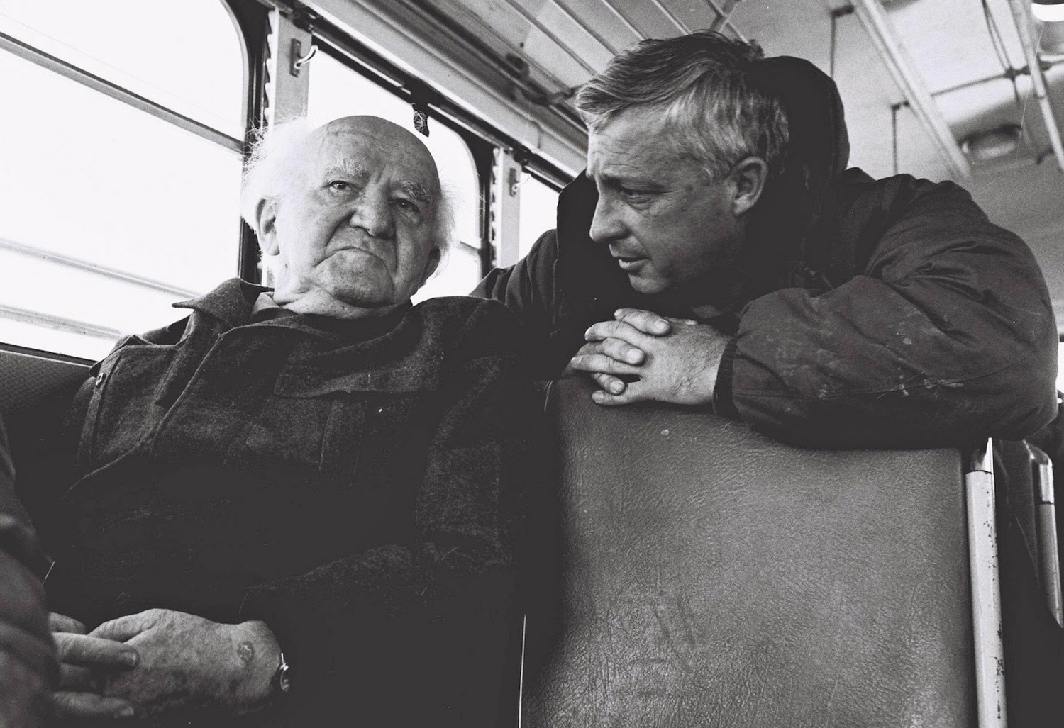 Airel Sharon y David Ben Gurion en 1971