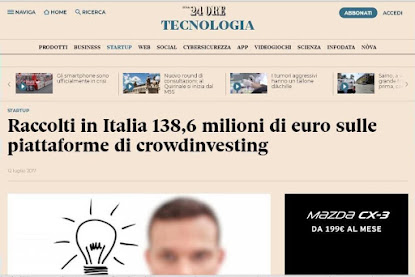 Raccolti in Italia 138,6 milioni di euro sulle piattaforme di crowdinvesting
