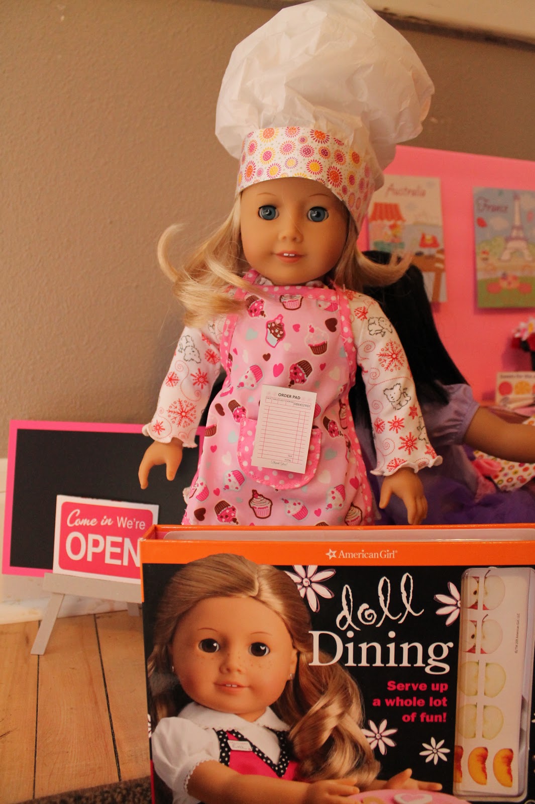 American Girl Doll Play Creating an American Girl Doll Diner!