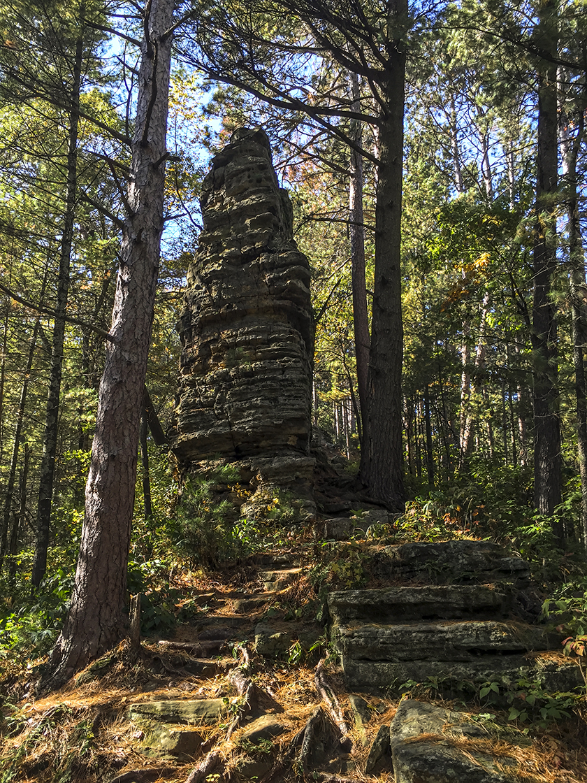 Wisconsin Explorer The Black River Forest Hiking to Castle Mound