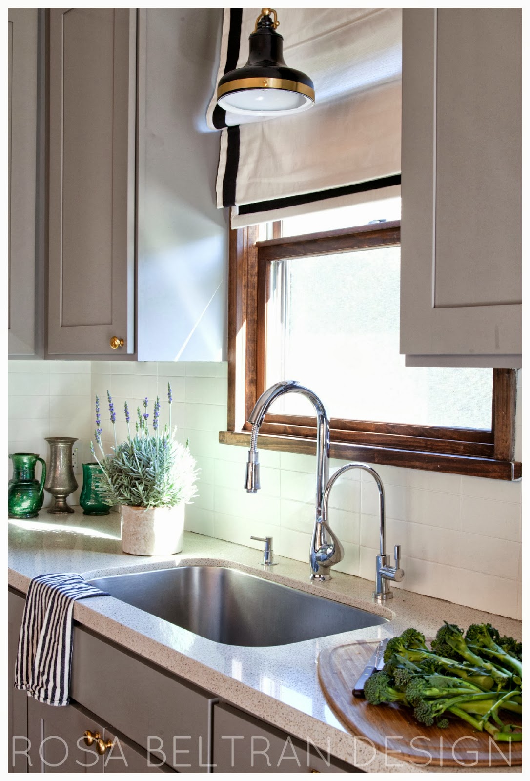Rosa beltran design: diy painted tile backsplash