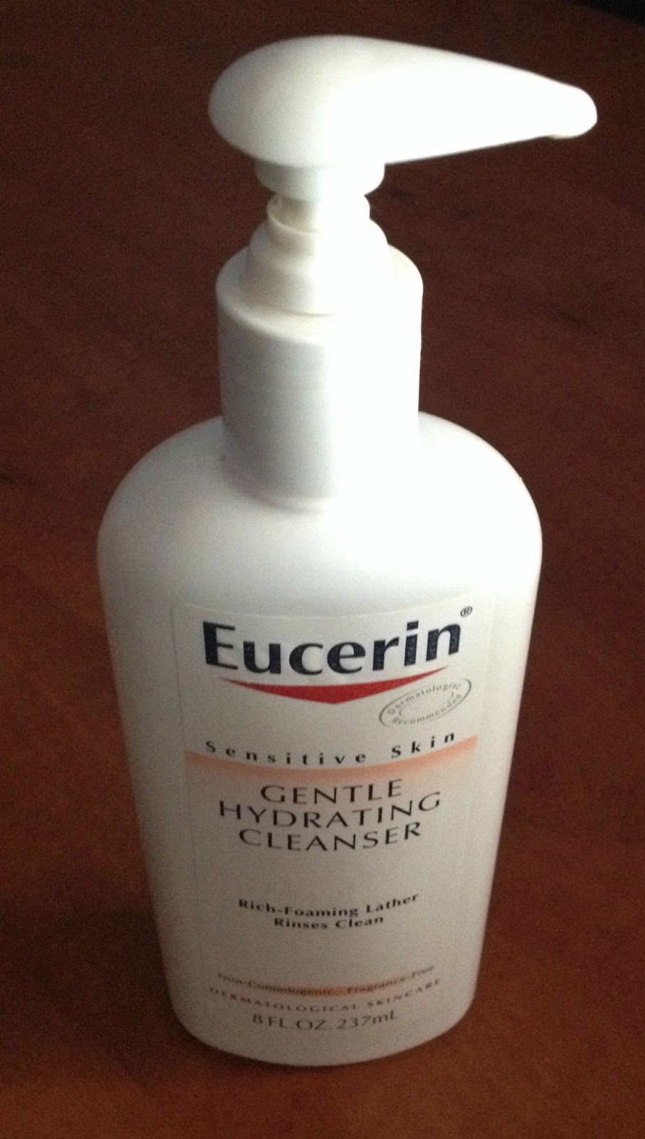 Eucerin Gentle Hydrating Cleanser Fragrance Free review Monica's