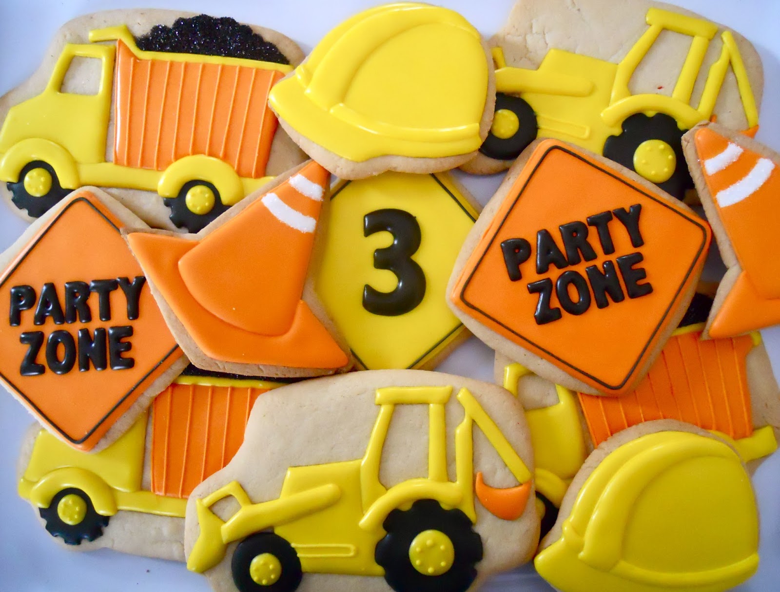 .Oh Sugar Events Construction Cookies