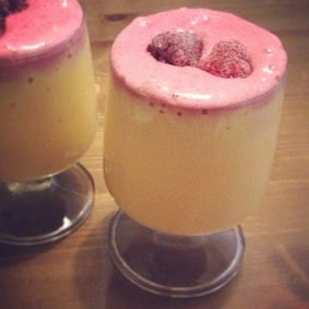 Mango-hallon smoothies