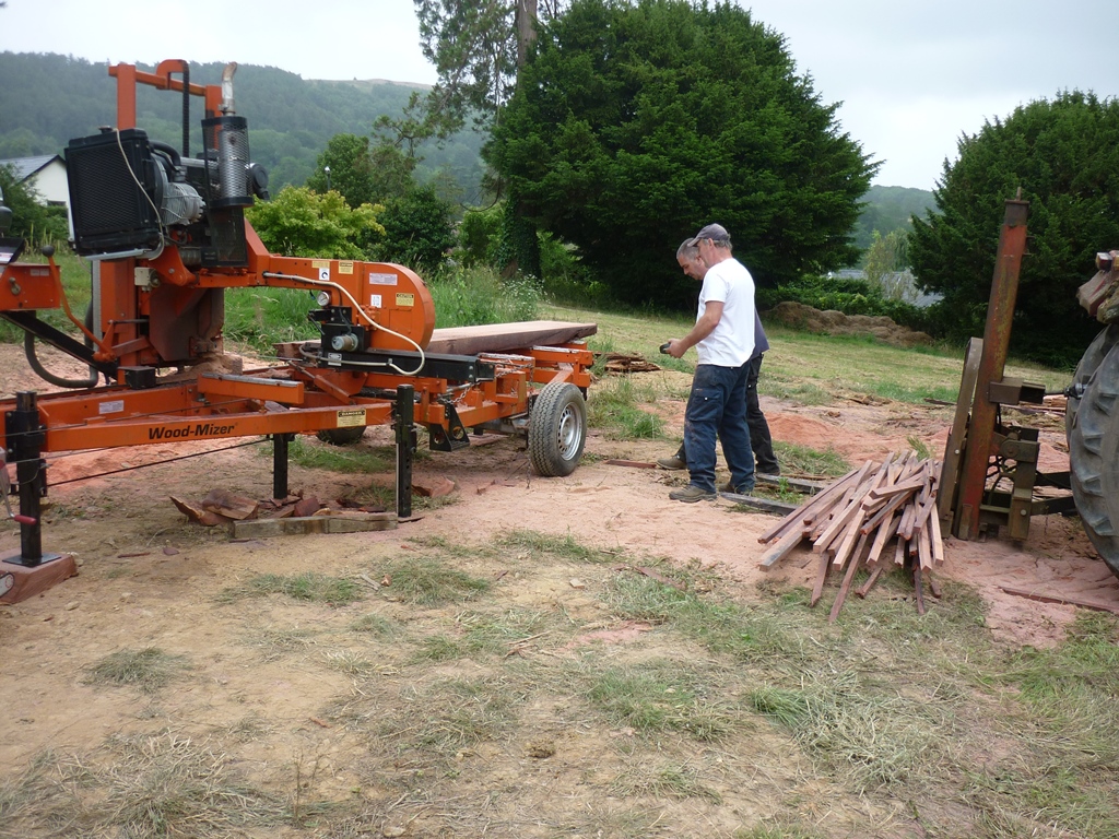 An English Homestead Tree Milling