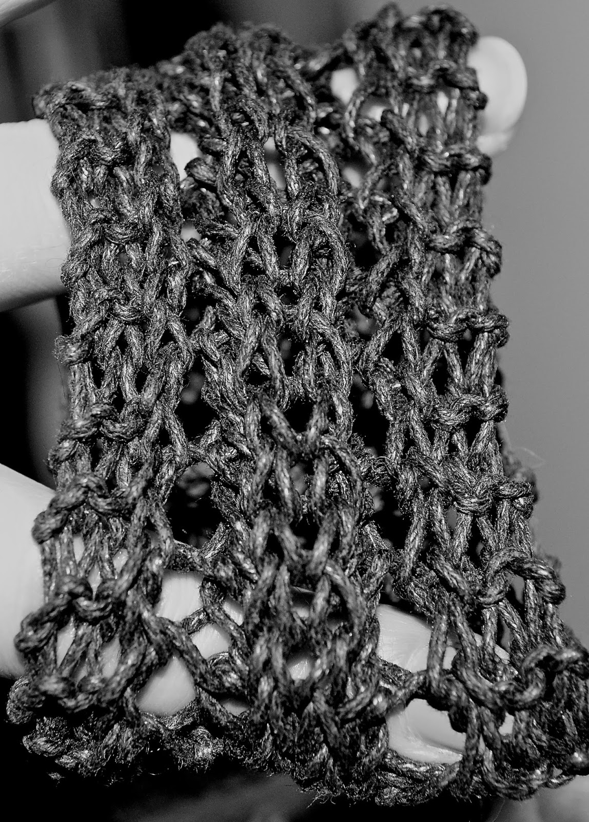 Knitting Novice Knitting with NonTraditional Materials The Nameless