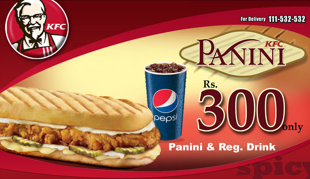 Meals & Deals KFC Panini Deal