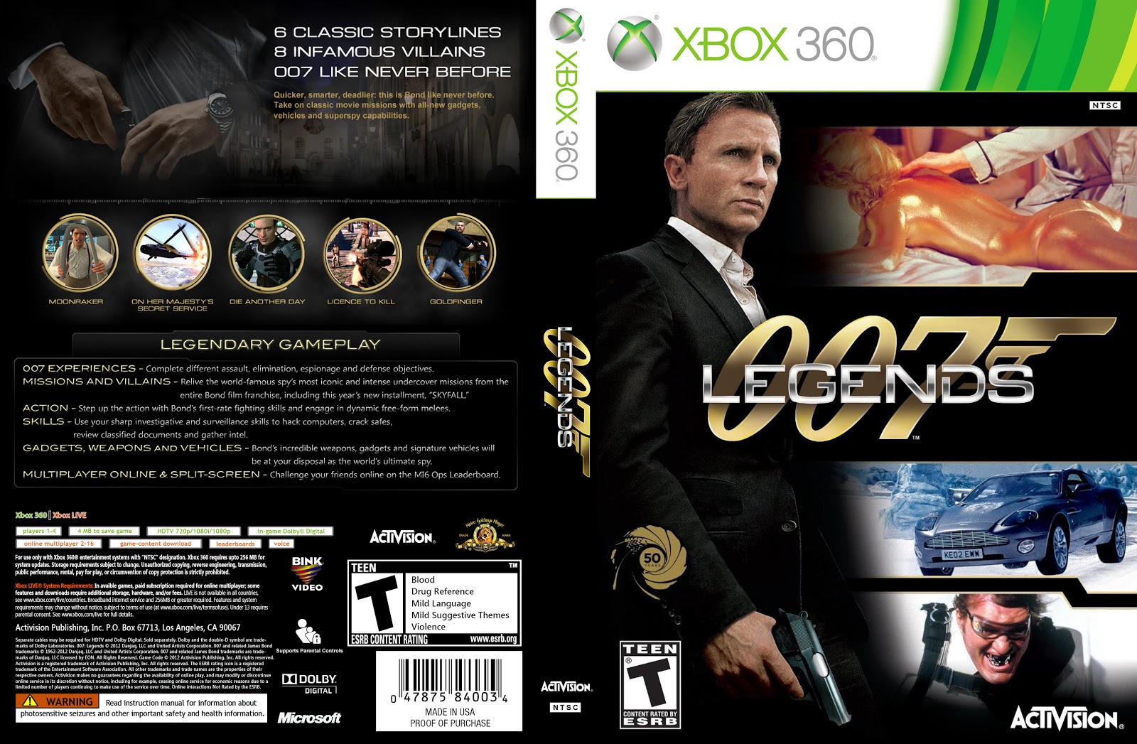 SUPERCAPAS 007 LEGENDS