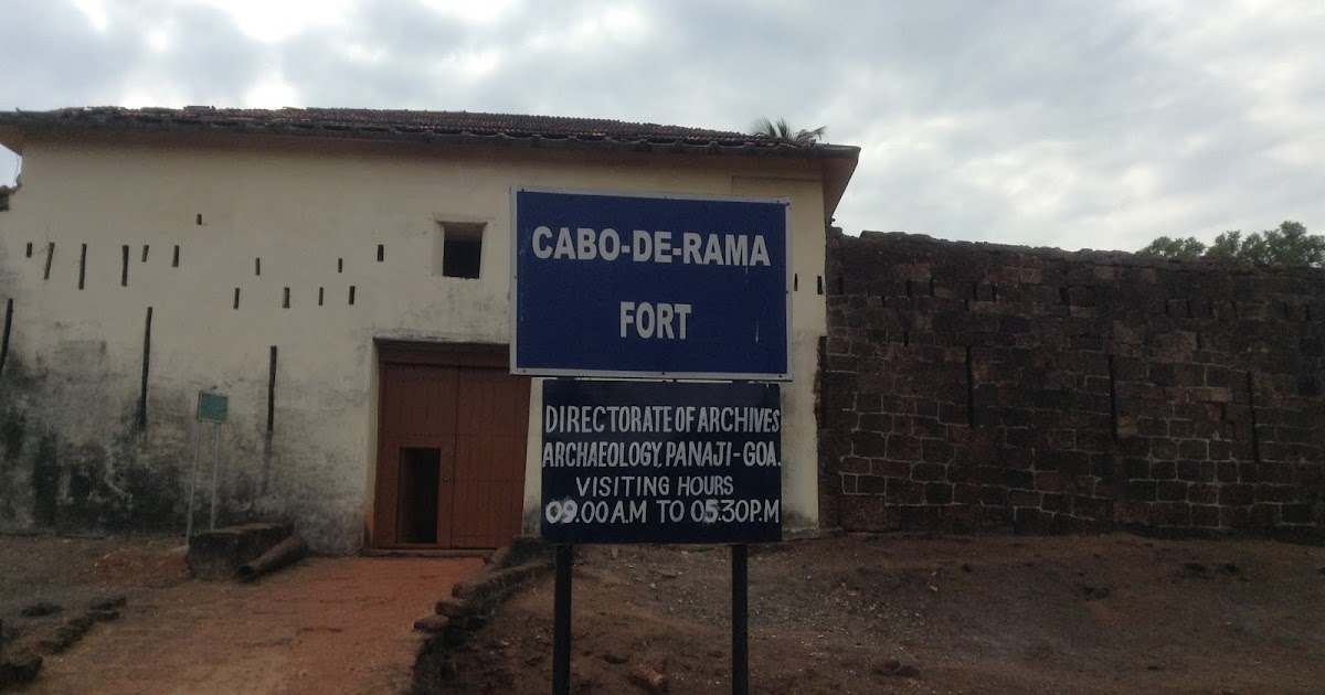 Cabo De Rama Fort - In Rama’s Footprints….