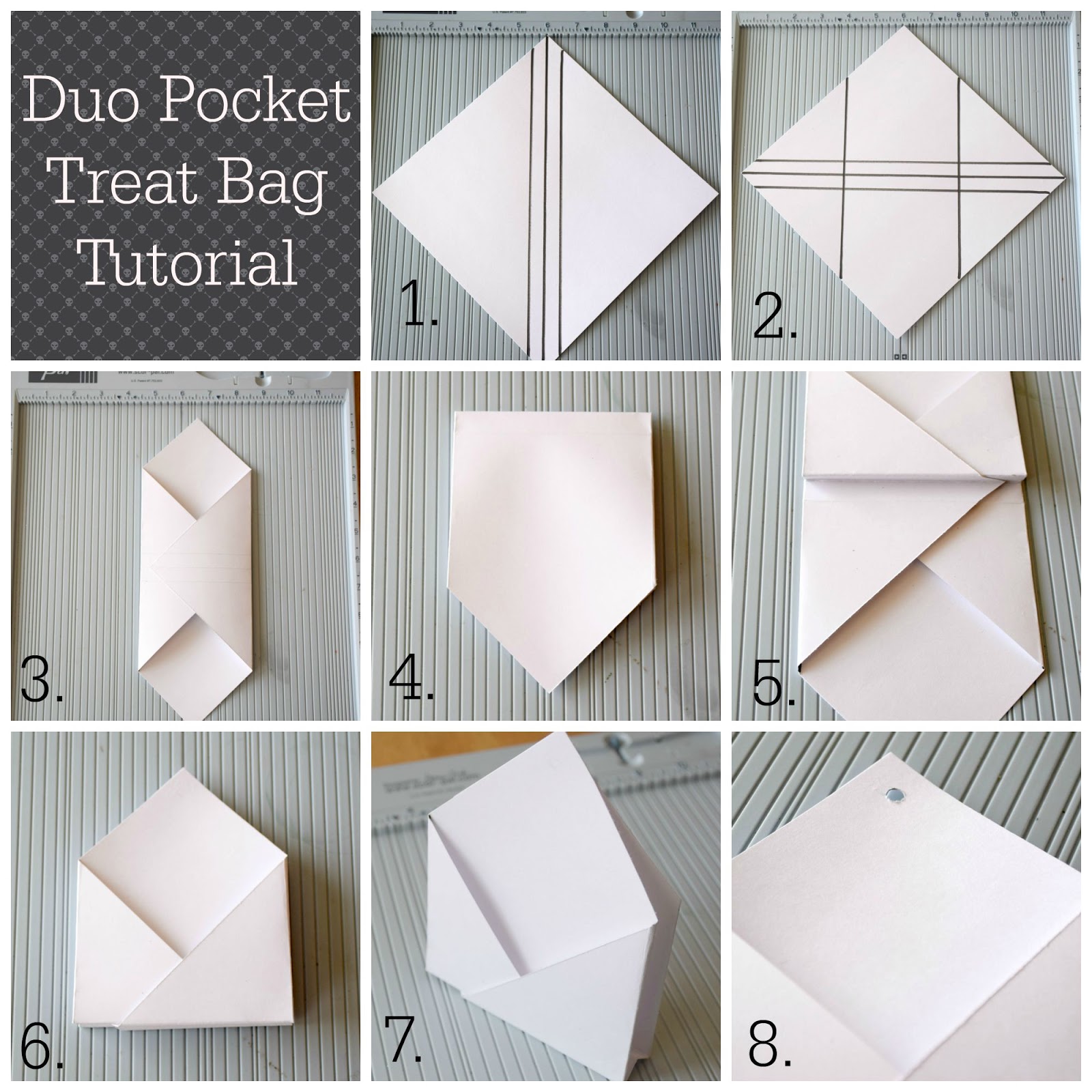 origami paper bag no glue