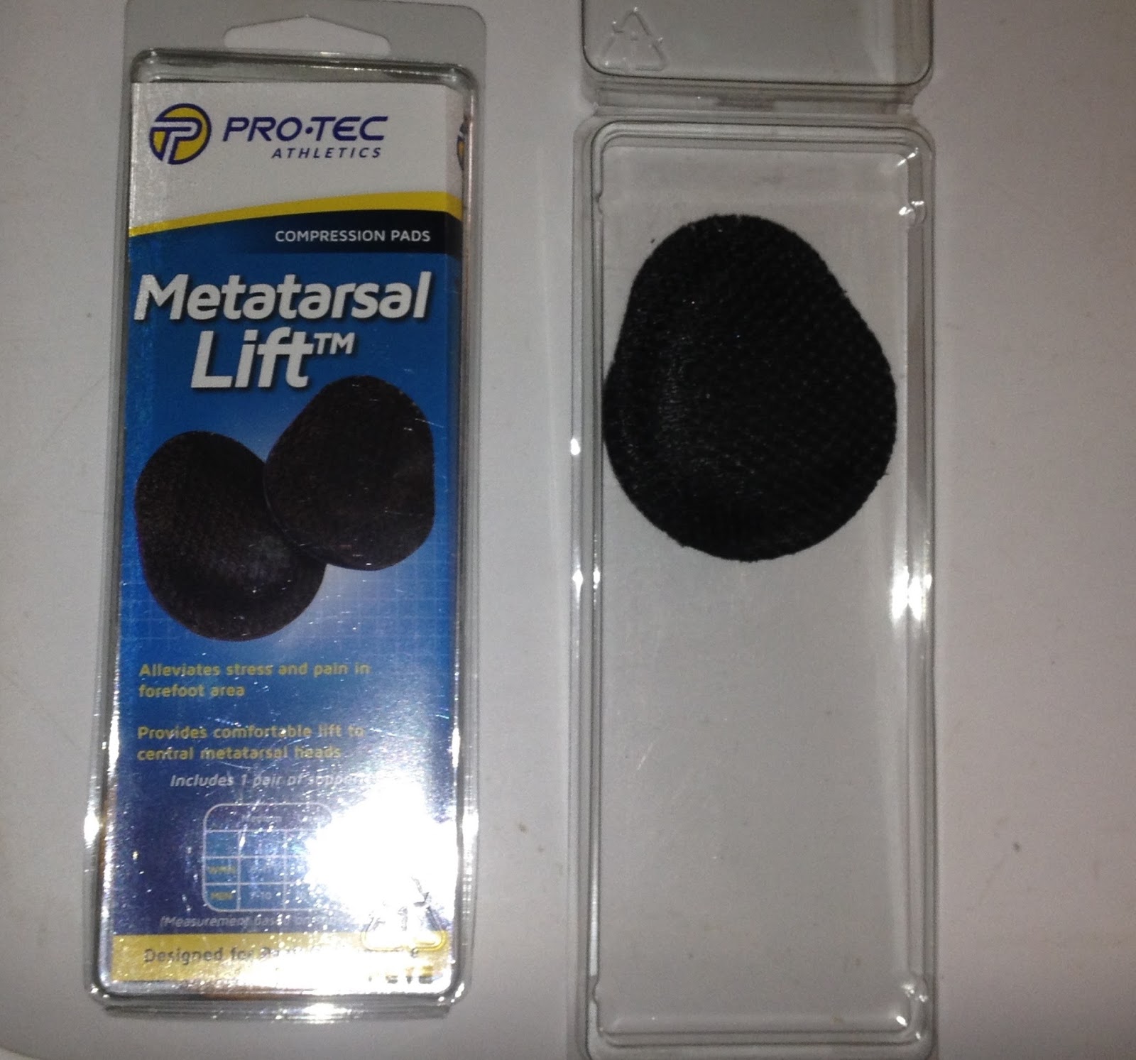 Ultrarunning Fx Metatarsal pads for bigtoe joint pain