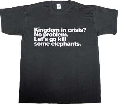 useless kingdoms useless economics useless Politics spain is different elephant t-shirt ephemeral-t-shirts