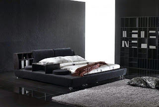 Design black bedroom furniture sets