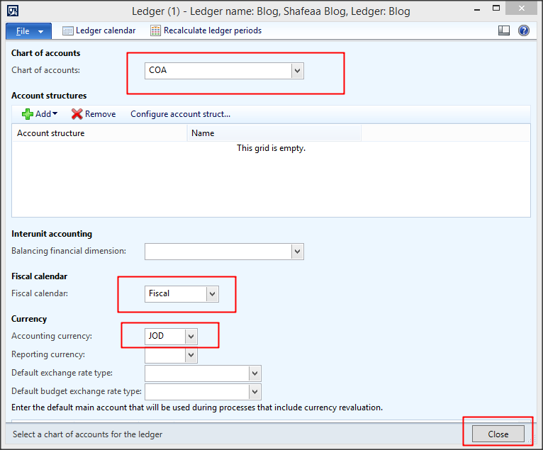 Chart Of Accounts In Microsoft Dynamics Ax 2012